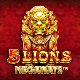 5 Lions Megaways by Pragmatic Play, showcased at fgfoxcasino.eu – game logo